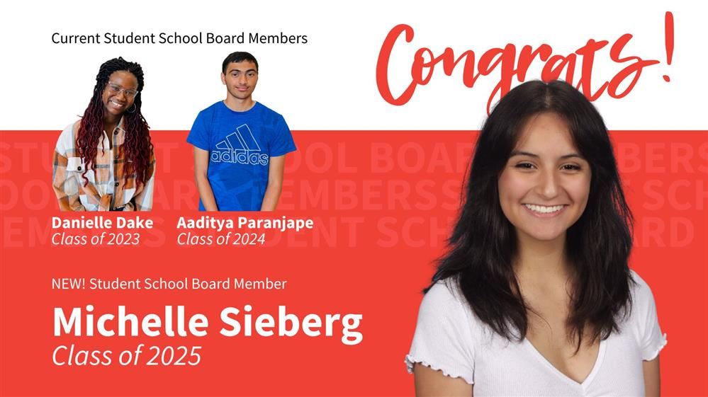 New Student School Board Member New Student School Board Member